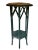 Wood Early 1900s English Art Nouveau Bamboo Plant Stand With Carved Floral Top For Sale - Image 7 of 10
