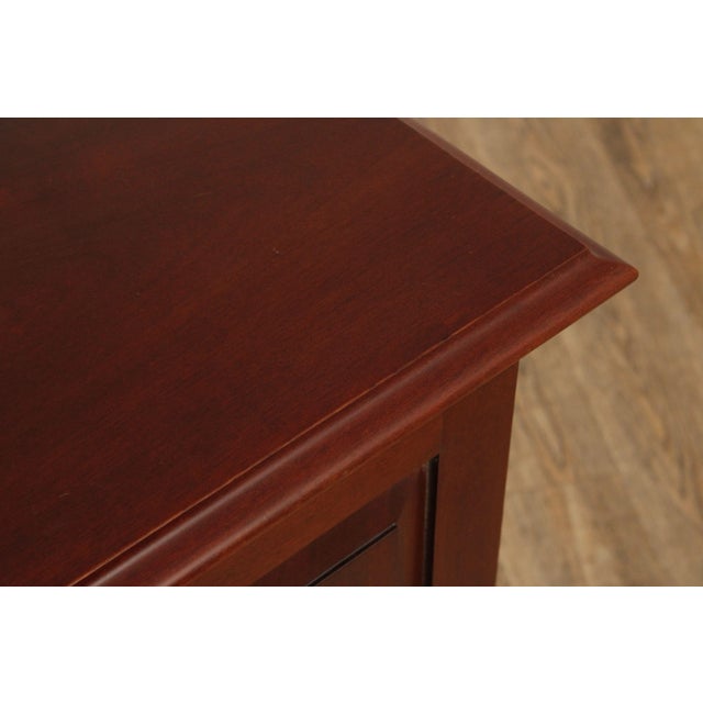 Chippendale Style Custom Mahogany Server Cabinet For Sale - Image 9 of 12