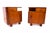 Mid-20th Century Art Deco Bedroom Tables, Poland, 1950s, Set of 2 For Sale - Image 3 of 16