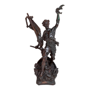"Detresse" Patinated Metal Sculpture