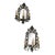 Pair of Late 19th Century American Gilt Bronze & Beveled Mirror Wall Sconces For Sale