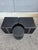Chest of Drawers with Black Leather Stool by Guido Faleschini for I4 Mariani, 1970, Set of 3 For Sale - Image 10 of 12
