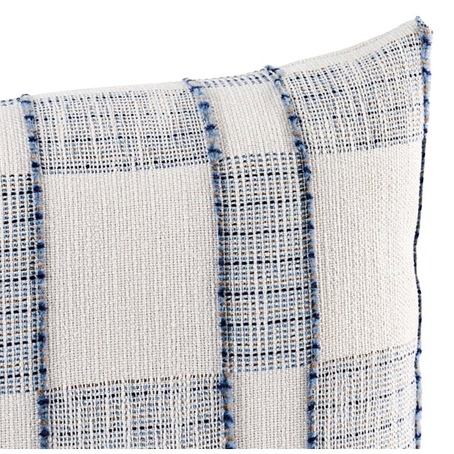 ⭐️ Ships Within 2 Days On the Front: Elko Woven Fabric On the Back: Ivory Linen Fabric All pillow covers are sewn...