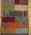 Brown Excellent Multi Color Ground With Rectangular Details in a Geometric Design Vintage American Hooked Rug For Sale - Image 8 of 13
