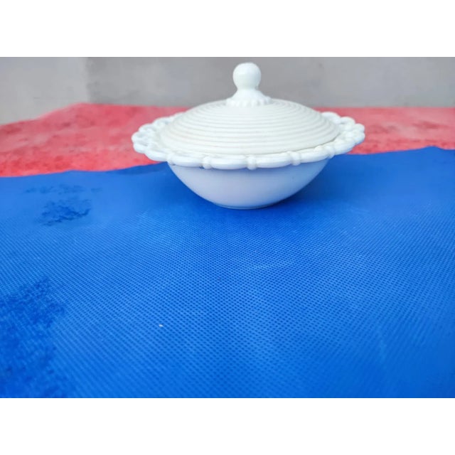 Art Deco Porcelain Sugar Bowl, 1930s For Sale - Image 4 of 6