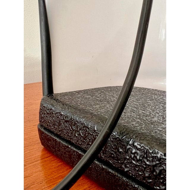 Black Table Lamp Albanella by Sergio Brazzoli & Ermanno Lampa for Guzzini, 1973 For Sale - Image 8 of 12