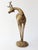Dancing Stag, Antelope, Doe, and Fawn in Gilded Brass, 1970s For Sale - Image 3 of 11
