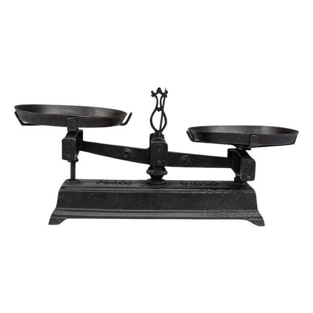 19th Century French Metal Scale For Sale