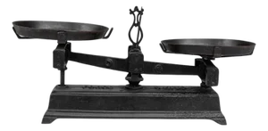 19th Century French Metal Scale