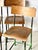 Wood Industrial School Chairs, 1960s, Set of 4 For Sale - Image 7 of 16