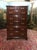 English Vintage Chest on Chest, Mahogany Tall Chest of Drawers, Lexington Furniture For Sale - Image 3 of 14