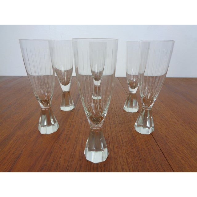Champagne Glasses from Friedrich Glas, Germany, 1960s, Set of 6 For Sale - Image 6 of 15