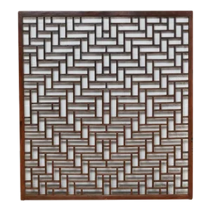 Antique Chinese Fretwork Screen