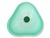Murano Large Freeform Sea Green Murano Glass Bowl For Sale - Image 4 of 5