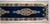 Navy Blue Hand-Knotted Runner Rug Navy Blue Rustik Hallway Decor Oushak Rug 3x11 Ft Approx For Sale - Image 8 of 13