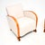 1930s Swedish Art Deco Armchairs in Satin Birch, 1930, Set of 2 For Sale - Image 5 of 11