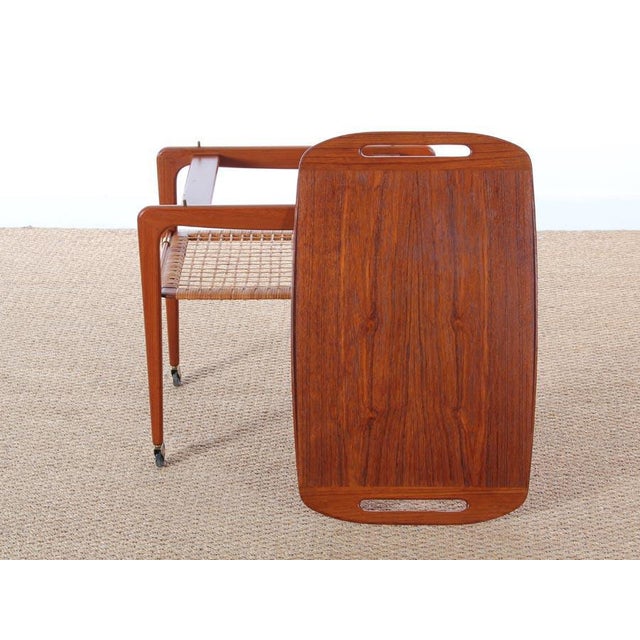 Johannes Andersen Scandinavian Serving Tray by Johannes Andersen, 1960s For Sale - Image 4 of 14