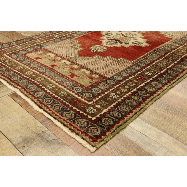 Vintage Turkish Oushak Rug - 03'06 X 05'06 For Sale In Dallas - Image 6 of 8