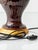 1960s Hollywood Regency Chocolate Brown Ceramic Table Lamp For Sale - Image 13 of 14
