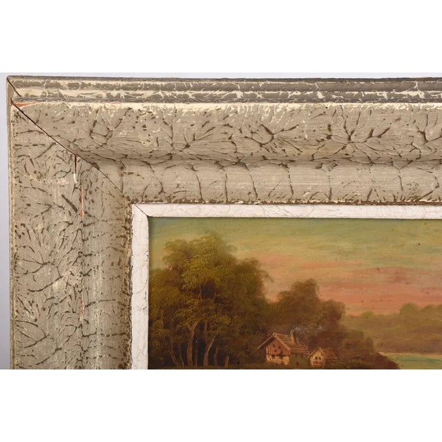 Traditional Early 20th Century Oil Painting on Panel Landscape For Sale - Image 3 of 11
