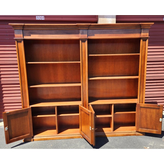 Beautiful hardwood bookshelves from Williams Sonoma Home. Premium build from a great brand. Estimated new price: $6,000....