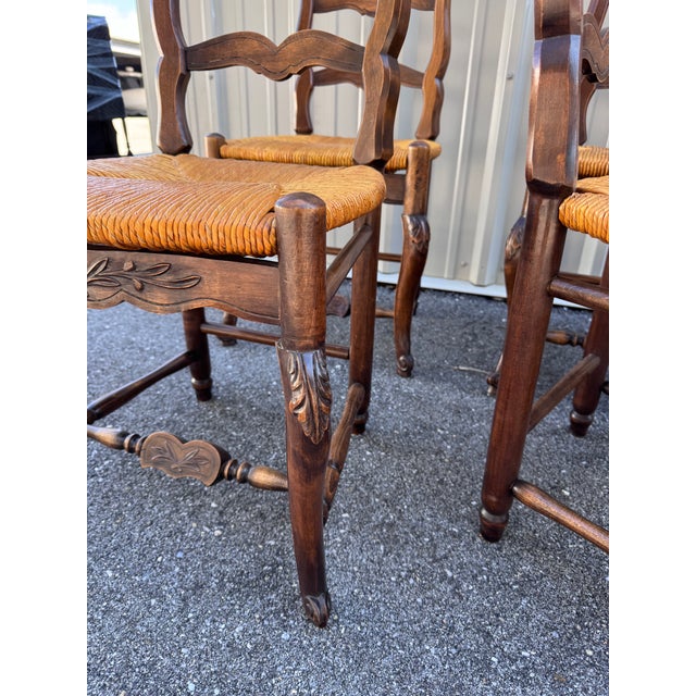 Antique French Dining Chairs For Sale - Image 10 of 11