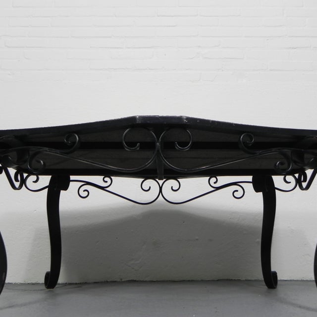 Vintage Coffee Table with Tiles and Steel Frame, 1960s For Sale - Image 16 of 18