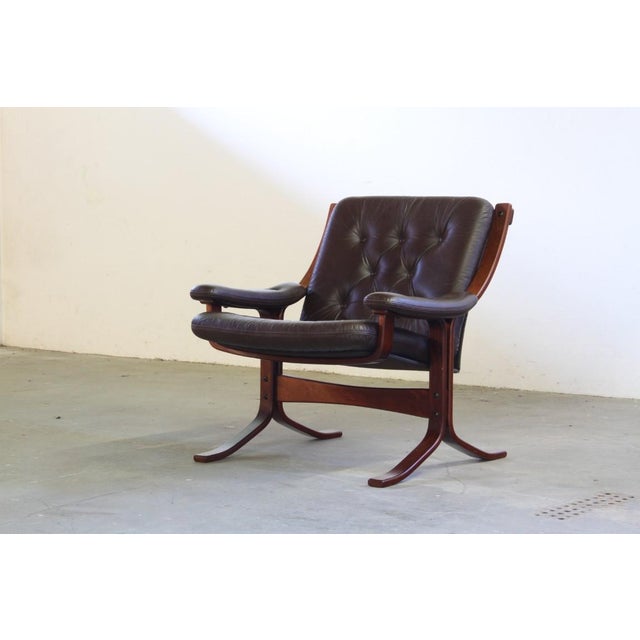 Vintage Norwegian Modernist Lounge Chairs attributed to Jon Hjortdal, 1970s, Set of 2 For Sale - Image 14 of 18