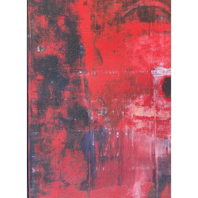 Aaron Fink, Large Modernist Oil Painting Card Poker Player Aaron Fink Pop Art Americana, 1986 For Sale - Image 10 of 14