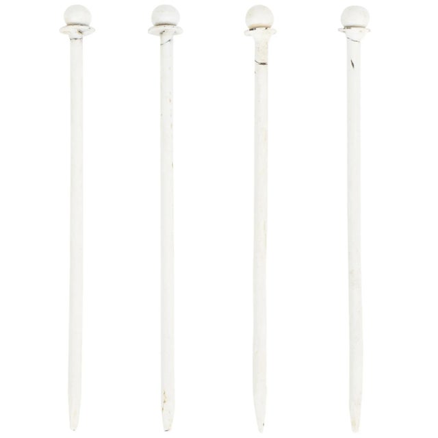 Mizell Moon Gateway - Antique White For Sale In Philadelphia - Image 6 of 10