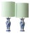 Chinoiserie Bird Table Lamps from Royal Delft, 1979, Set of 2 For Sale