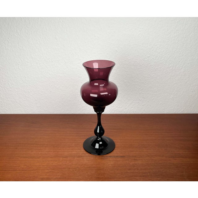 Mid-Century Modern Glass Vase by Hugo Gehlin for Gullaskruf Glasbruk, Sweden, 1950s For Sale - Image 14 of 14