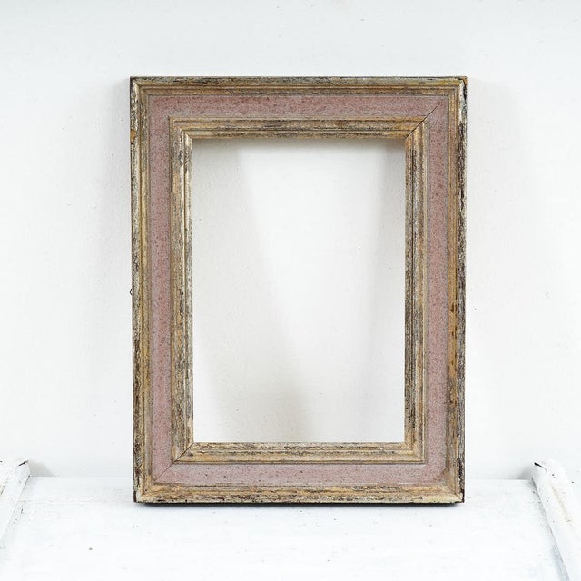 Antique Frame with Gilded Details, 20th Century For Sale - Image 4 of 4
