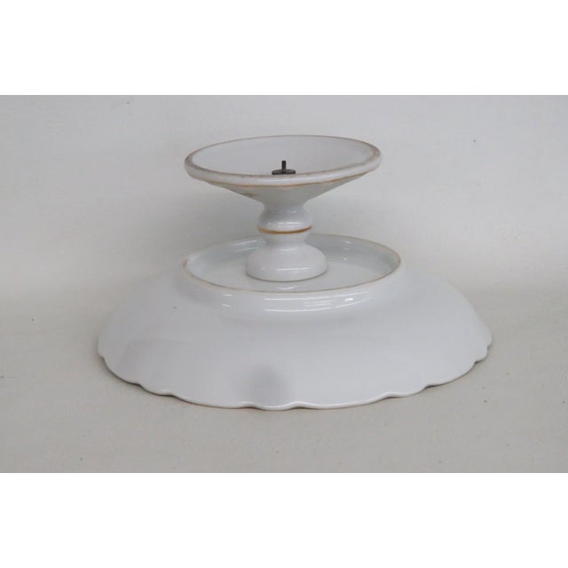 May Wine by Barrington Porcelain Pedestal Plate Compote Candy Dish Stand 5106b For Sale - Image 9 of 17
