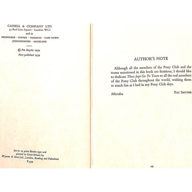 "Three Jays Go to Town" 1959 Smythe, Pat For Sale - Image 4 of 10