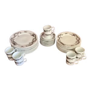 Mid 20th Century Fukagawa for Tiffany and Co. Place Setting for Ten- 40 Pieces