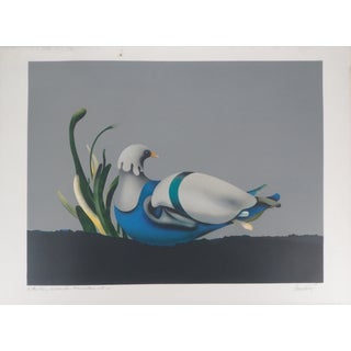 Jean-Paul Donadini, Le pigeon voyageur, Lithograph For Sale