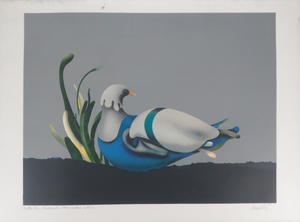 Jean-Paul Donadini, Le pigeon voyageur, Lithograph