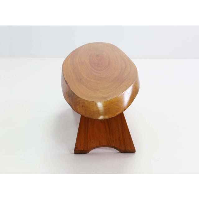 Brutalist Large Organic Wood Coffee Table by George Nakashima, 1965 For Sale - Image 3 of 13