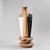 Abstract sculpture by Alex Herzog, Zurich. Carved from solid wood, the work plays on the contrasts between natural wood,...
