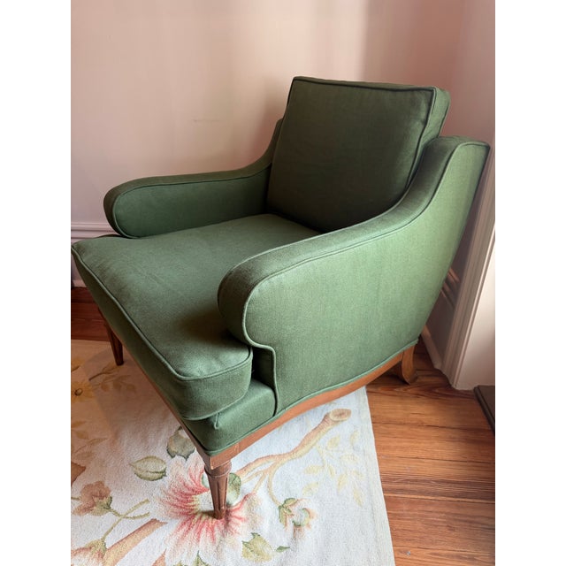 Midcentury Hollywood Regency Lounge Chair For Sale - Image 11 of 12