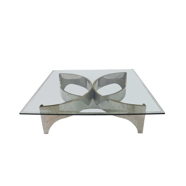 Coffee Table attributed to Frank Stella For Sale - Image 4 of 4