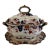 Antique Staffordshire Style Ironstone Valentia” Imari Transferware Covered Tureen & Platter For Sale