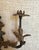 Gold Pair of Vintage Chinoiserie Figural Gilt Metal Candle Wall Sconces For Sale - Image 8 of 12