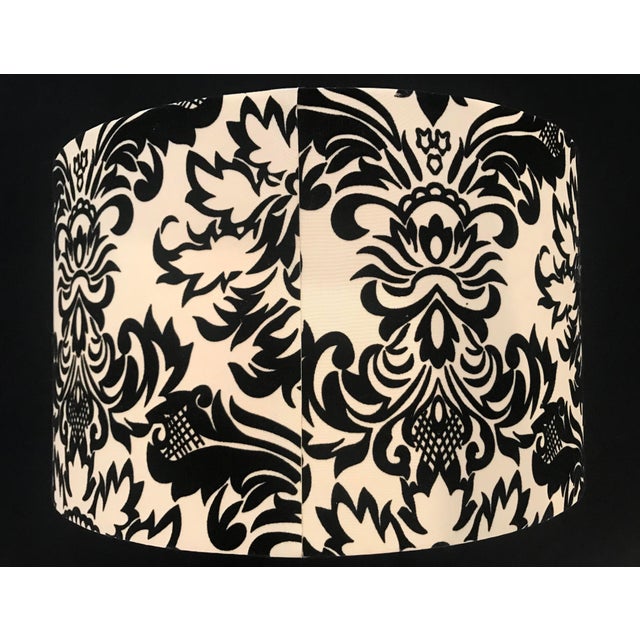 Damask Linen Black Velvet Type Lamp Shade Chairish