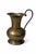 Vintage Brass Pitcher With Curved Handle and Warm Aged Patina For Sale In Los Angeles - Image 6 of 8