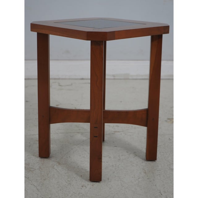 Age: C.2000 Details: Finish no.3 Cherry Fine Carved Details High Quality Construction Nice Inlay Work Throughout Arts &...