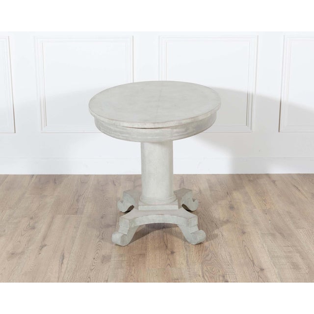 Antique Swedish Oval Painted Center Table, circa 1900–1910 For Sale - Image 9 of 11