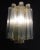 Glass 1960s Clear and Yellow Murano Tubes Sconce For Sale - Image 7 of 8