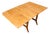 Mid Century Modern Dining Table Solid Maple Gate Leg Drop Heywood Wakefield Leaf For Sale